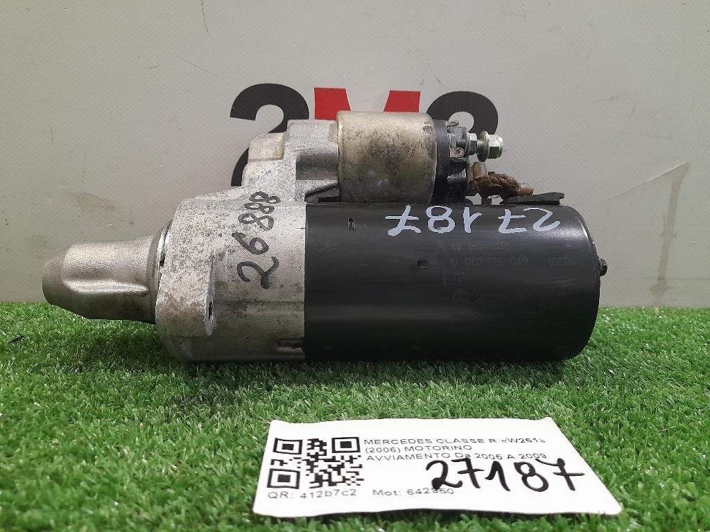Motorino Avviamento Mercedes Classe R W251 2006