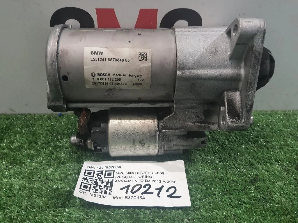 Motorino Avviamento 12418570848 Mini MINI Cooper F56 2014
