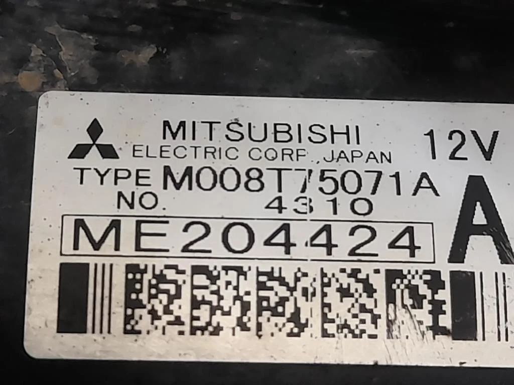 Motorino Avviamento M008T75071A Mitsubishi Pajero IV 2011