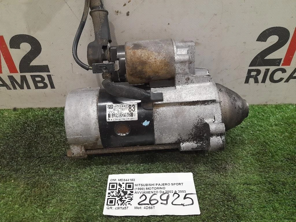 Motorino Avviamento MD344183 Mitsubishi Pajero Sport 1998