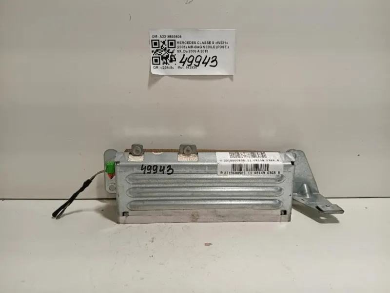 Air-bag Sedile POST SX A2218600505 Mercedes Classe S W221 2006