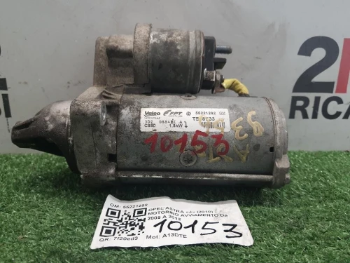 Motorino Avviamento 55221292 Opel Astra J 2010