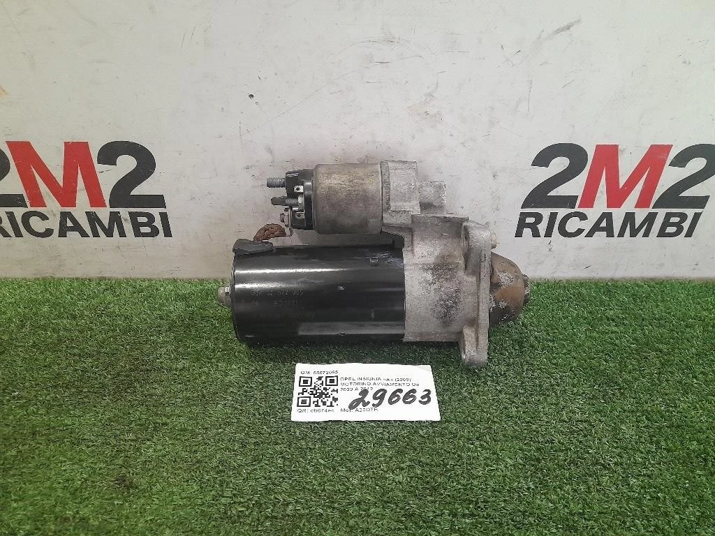 Motorino Avviamento 55572065 Opel Insignia A 2009