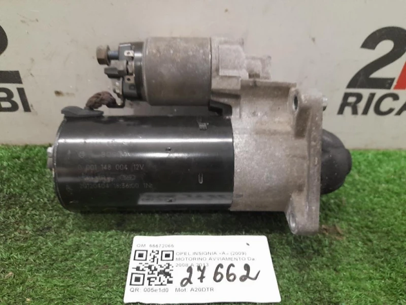 Motorino Avviamento 55572065 Opel Insignia A 2009