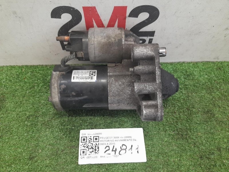 Motorino Avviamento 9663528880 Peugeot 3008 I 2009