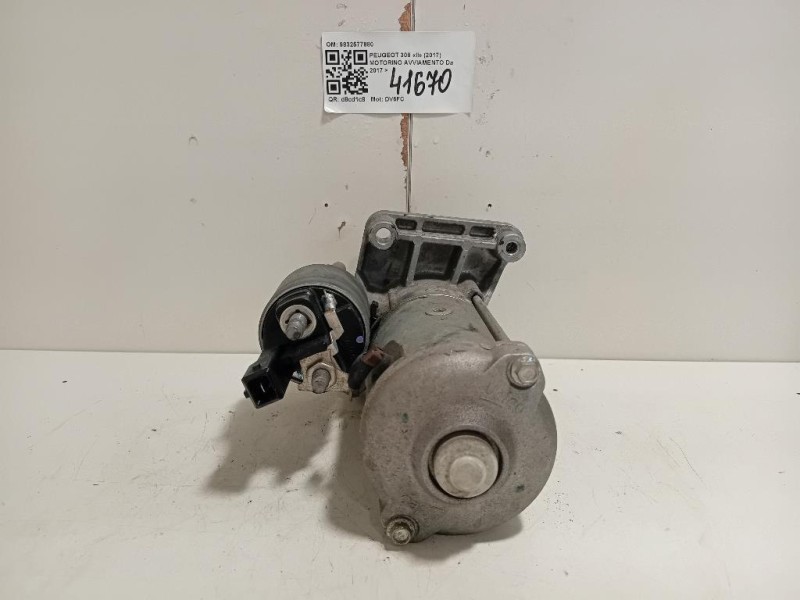 Motorino Avviamento 9832577880 Peugeot 308 II 2017