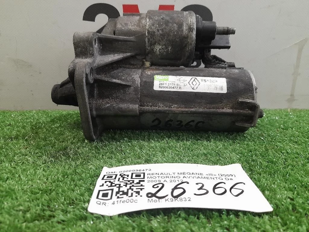 Motorino Avviamento 8200836473 Renault Mégane III 2009