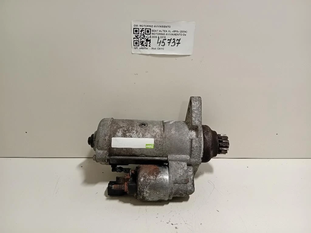 Motorino Avviamento MOTORINO AVVIAMENTO Seat Altea XL 5P5 2004