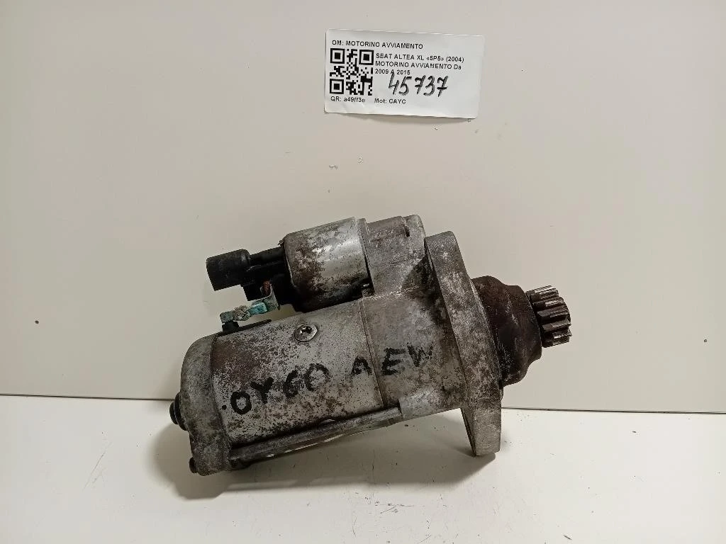 Motorino Avviamento MOTORINO AVVIAMENTO Seat Altea XL 5P5 2004