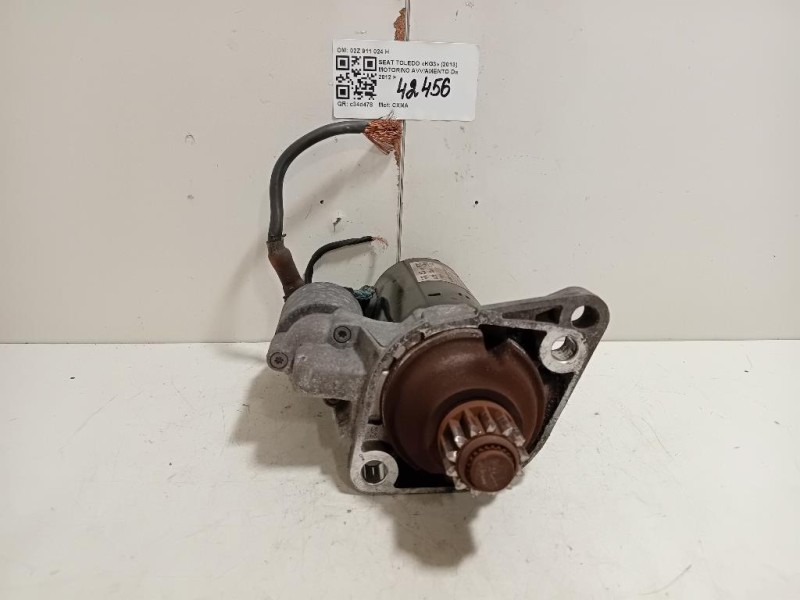 Motorino Avviamento 02Z 911 024 H Seat Toledo KG3 2013