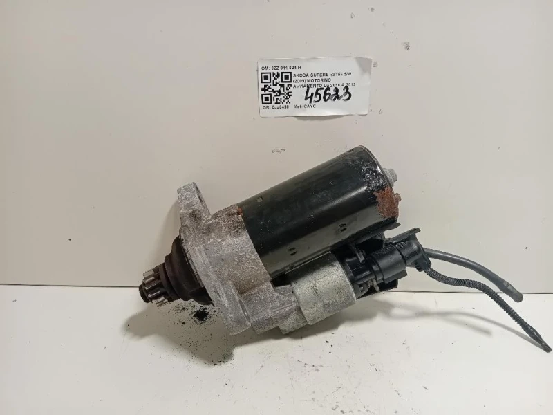 Motorino Avviamento 02Z 911 024 H Skoda Superb 3T5 SW 2009