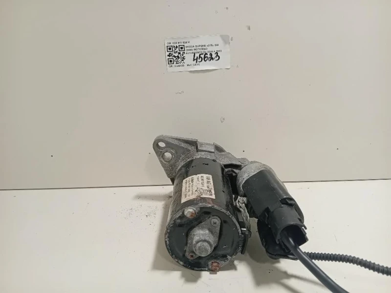 Motorino Avviamento 02Z 911 024 H Skoda Superb 3T5 SW 2009