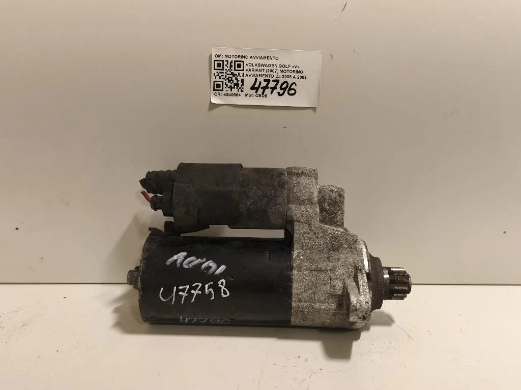 Motorino Avviamento MOTORINO AVVIAMENTO Volkswagen GOLF V Variant 2007