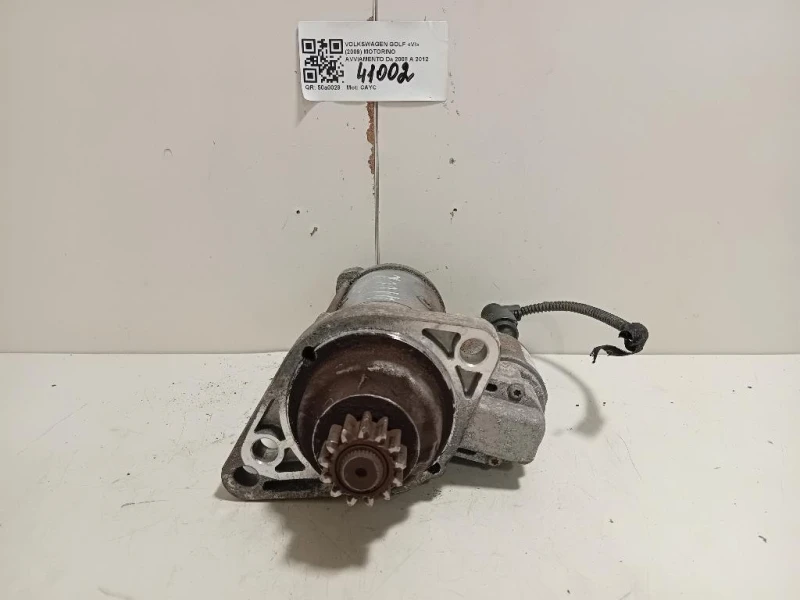 Motorino Avviamento 02Z911024K Volkswagen GOLF VI 2009