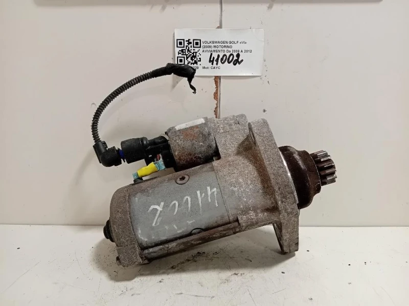 Motorino Avviamento 02Z911024K Volkswagen GOLF VI 2009