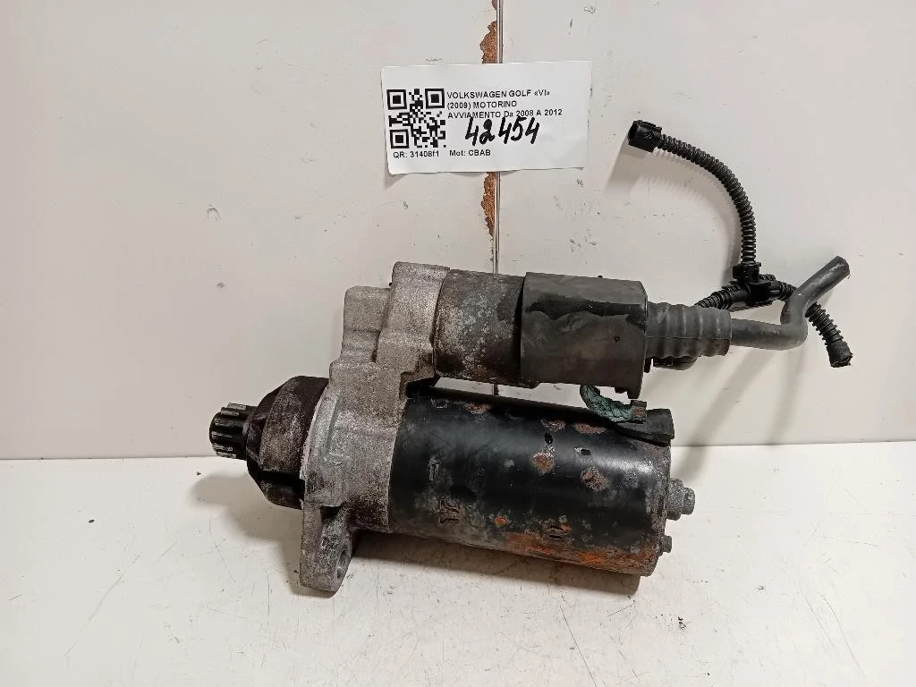 Motorino Avviamento 02E911023L Volkswagen GOLF VI 2009