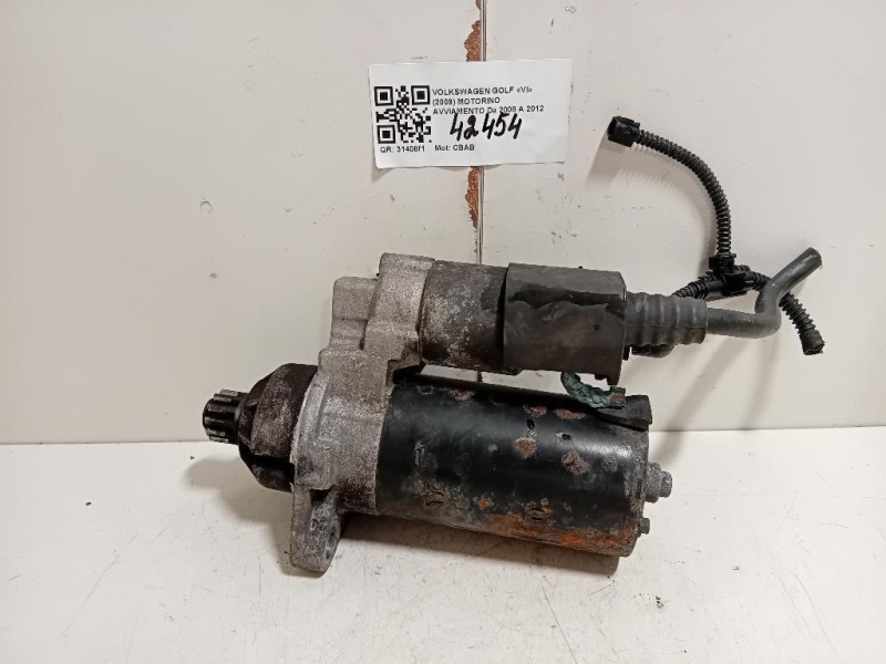 Motorino Avviamento 02E911023L Volkswagen GOLF VI 2009
