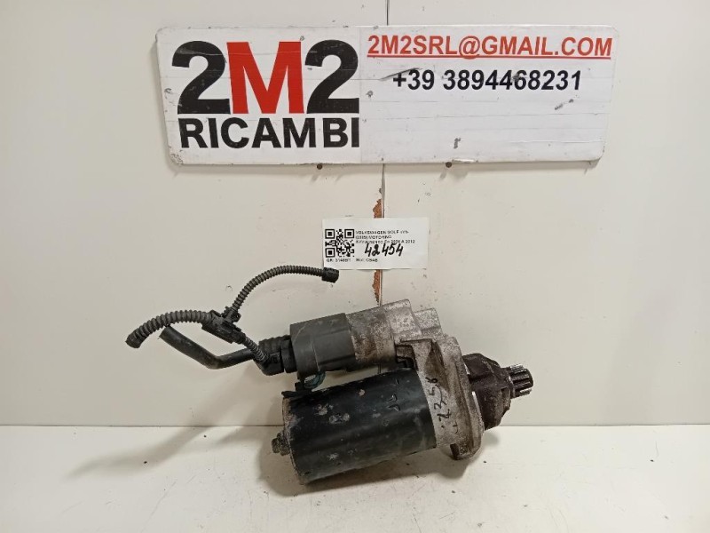 Motorino Avviamento 02E911023L Volkswagen GOLF VI 2009