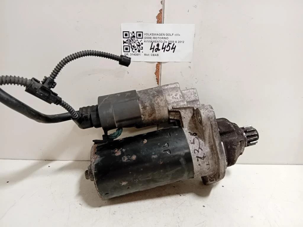 Motorino Avviamento 02E911023L Volkswagen GOLF VI 2009