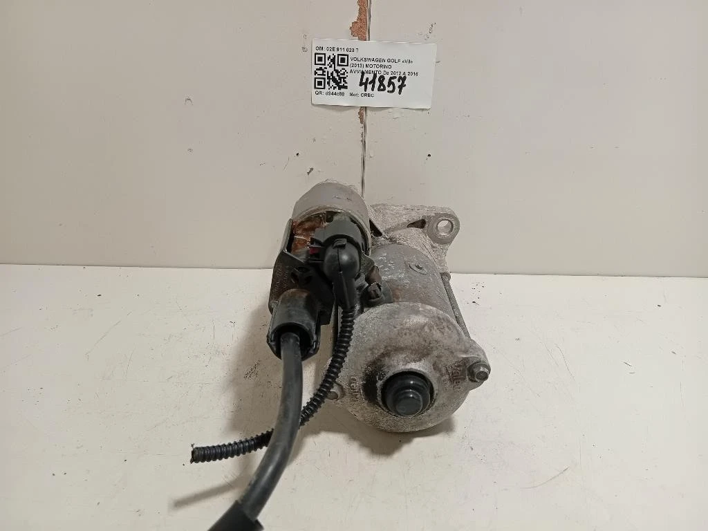 Motorino Avviamento 02E 911 023 T Volkswagen GOLF VII 2013