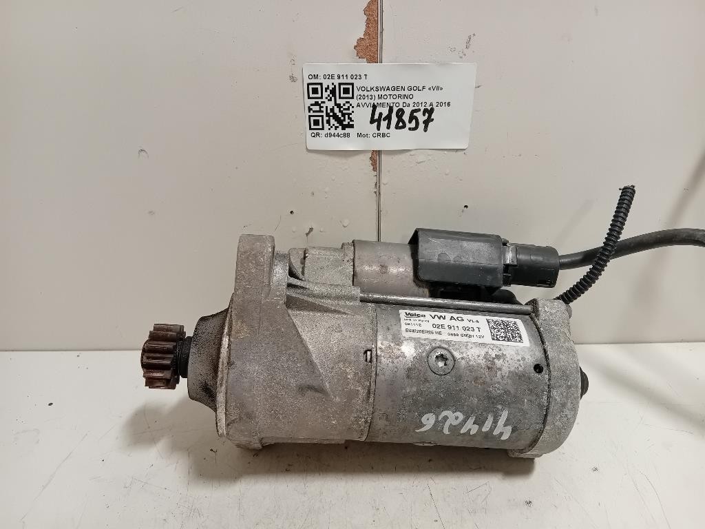 Motorino Avviamento 02E 911 023 T Volkswagen GOLF VII 2013
