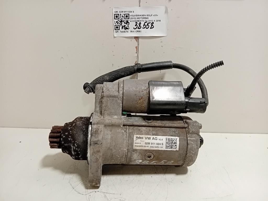 Motorino Avviamento 02M 911 024 S Volkswagen GOLF VII 2013
