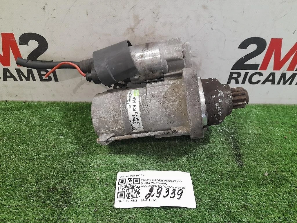 Motorino Avviamento 02M911023N Volkswagen Passat V 2005