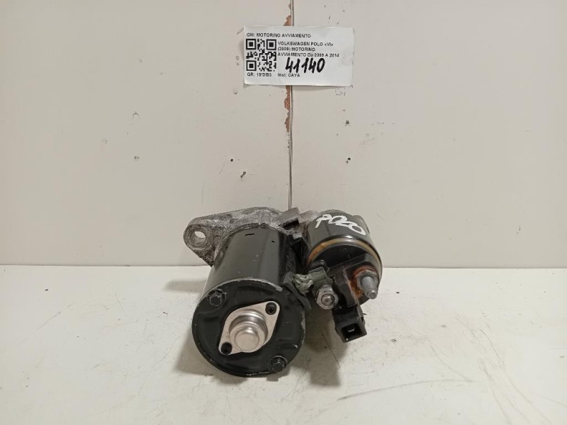 Motorino Avviamento 02Z911024H Volkswagen POLO VI 2009