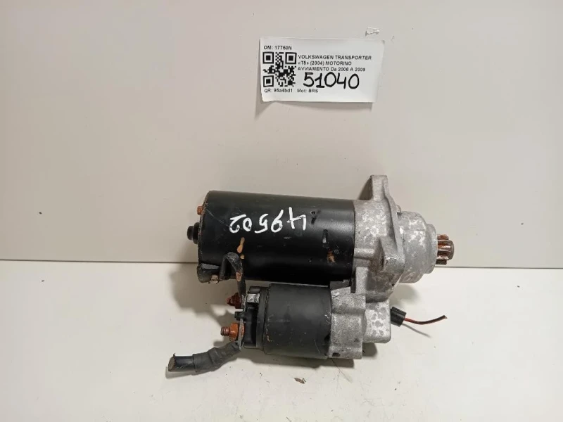 Motorino Avviamento 17750N Volkswagen Transporter T5 2004