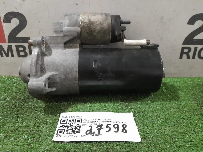 Motorino Avviamento 31327066 Volvo S60 II 2010
