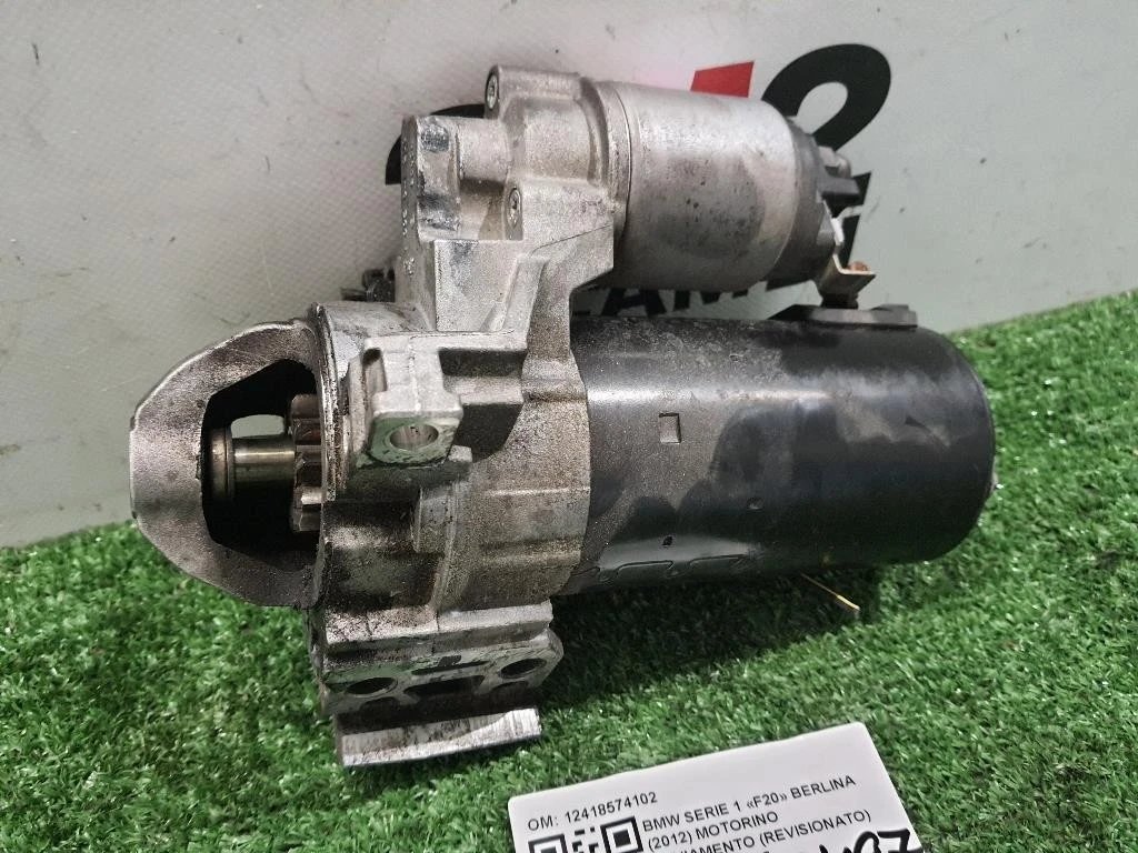 Motorino Avviamento Revisionato 12418574102 Bmw Serie 1 F20 Berlina 2012