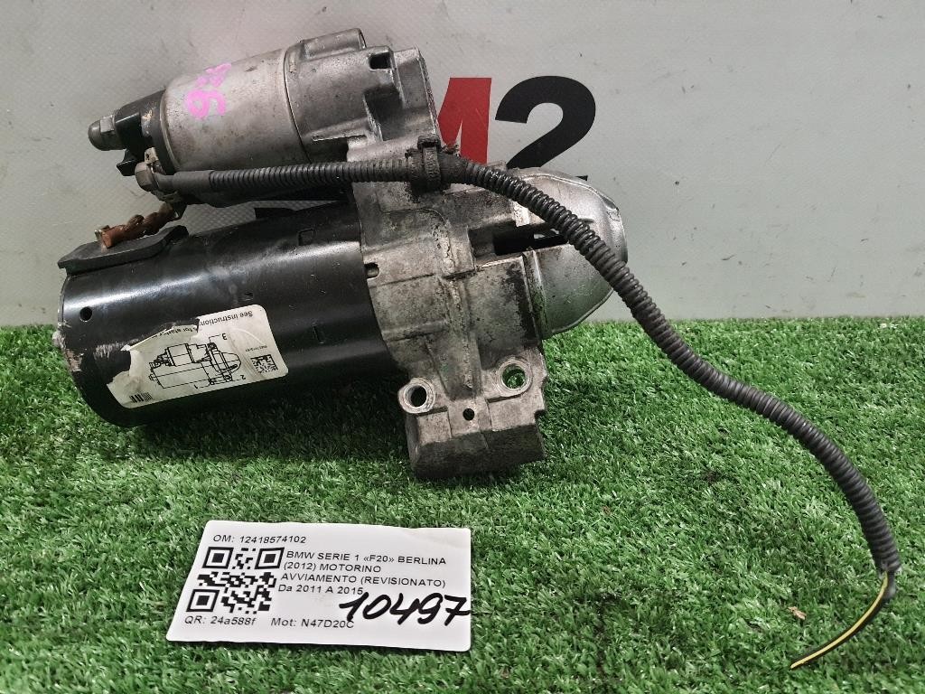Motorino Avviamento Revisionato 12418574102 Bmw Serie 1 F20 Berlina 2012