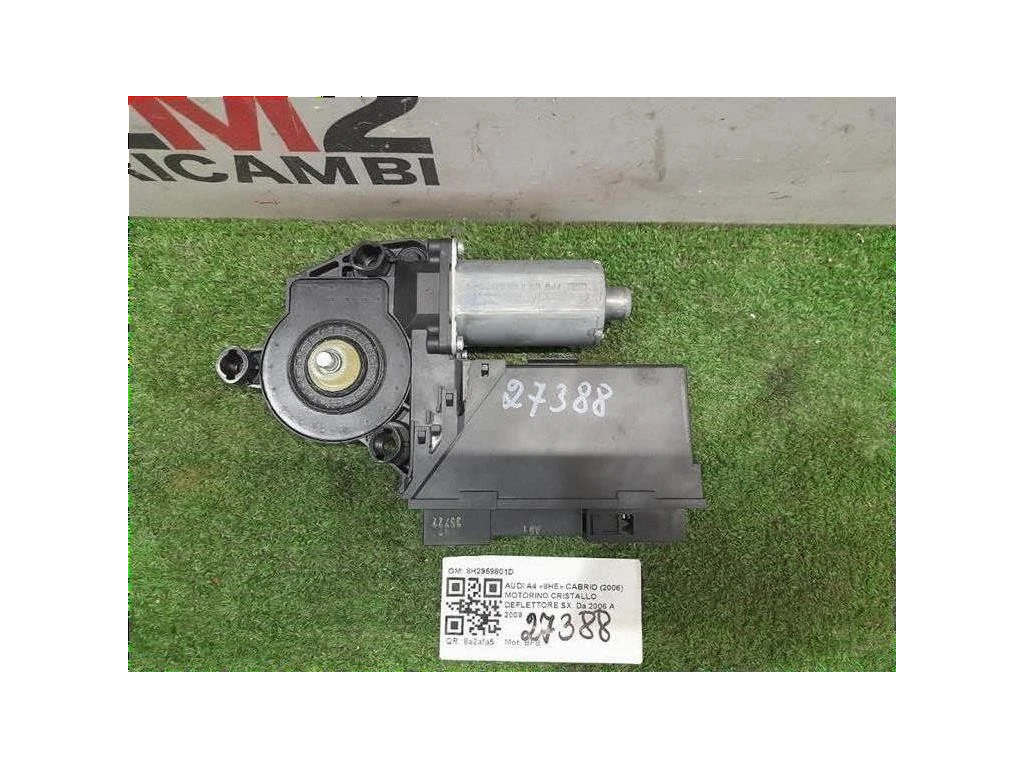 Motorino Cristallo Deflettore DX 8H2959802D Audi A4 8HE Cabrio 2006