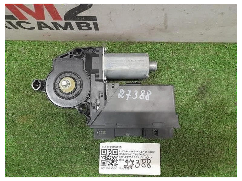 Motorino Cristallo Deflettore DX 8H2959802D Audi A4 8HE Cabrio 2006