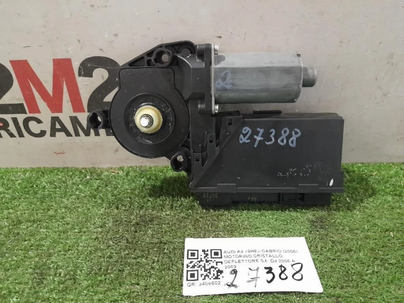 Motorino Cristallo Deflettore SX Audi A4 8HE Cabrio 2006