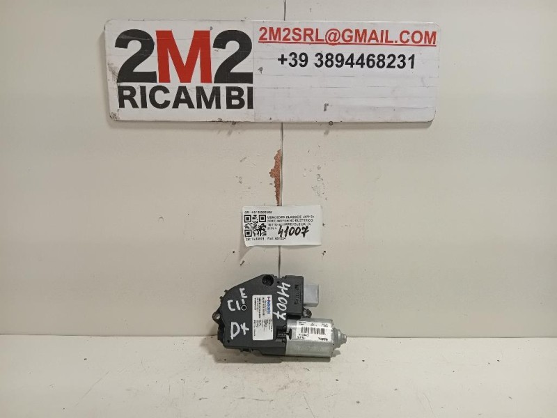 Motorino Elettrico Tetto Scorrevole DX A2128200008 Mercedes Classe E W212 2013