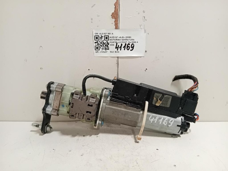 Motorino Serratura Portello POST 4L0 827 851 A Audi Q7 4LB 2006