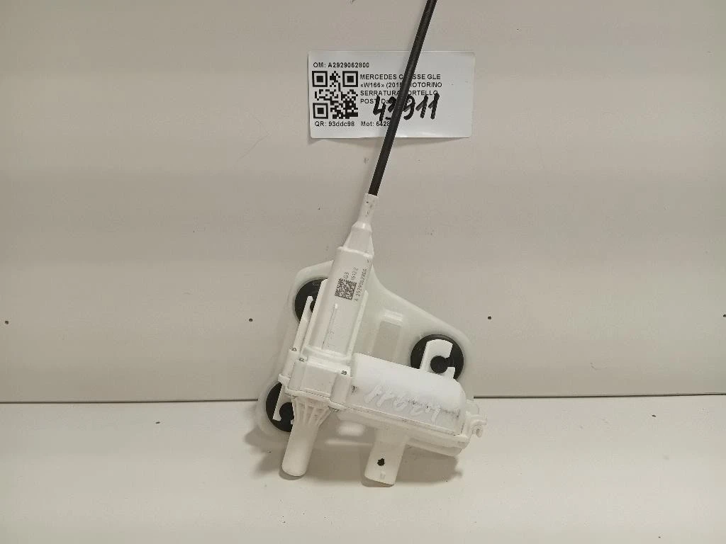 Motorino Serratura Portello POST A2929062800 Mercedes Classe GLE W166 2015