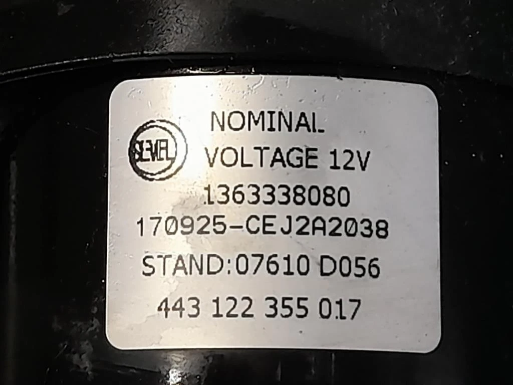 Motorino Tergicristallo 1363338080 Citroen Jumper III 2014