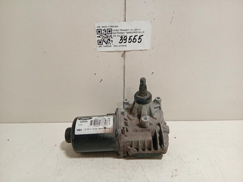 Motorino Tergicristallo GK21-17500-BA Ford Transit V 2011