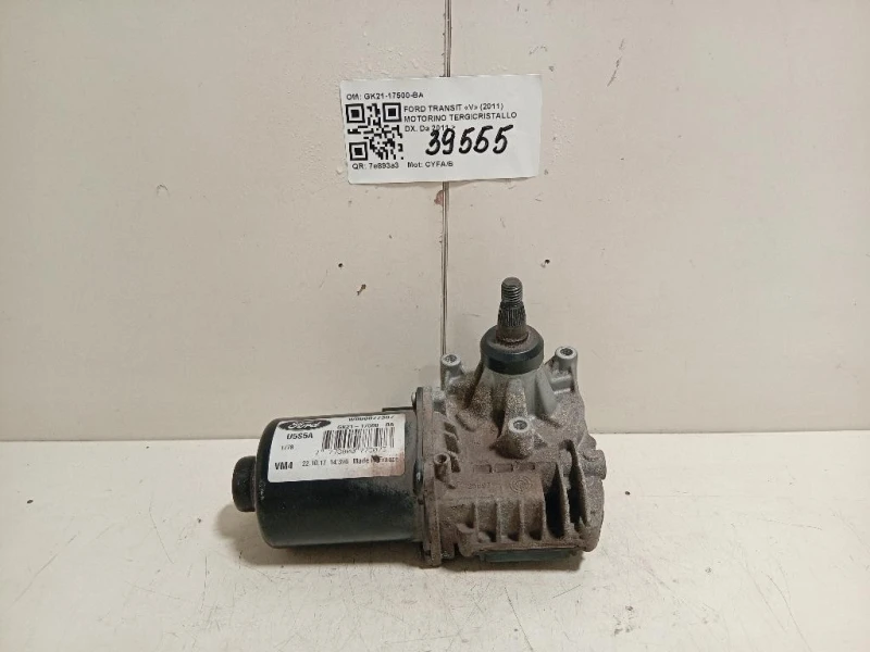 Motorino Tergicristallo GK21-17500-BA Ford Transit V 2011