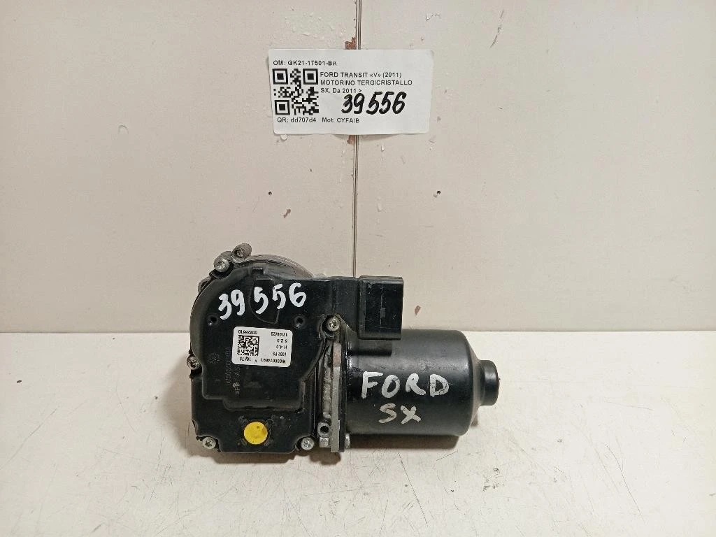 Motorino Tergicristallo SX GK21-17501-BA Ford Transit V 2011