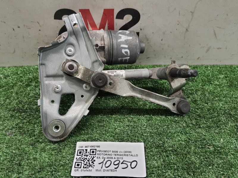 Motorino Tergicristallo SX 9671062180 SX Peugeot 3008 I 2009