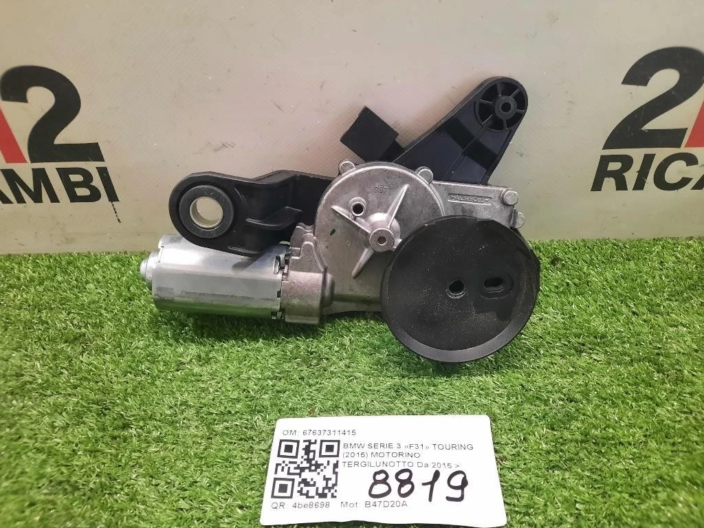 Motorino Tergilunotto 67637311415 Bmw Serie 3 F31 Touring 2015