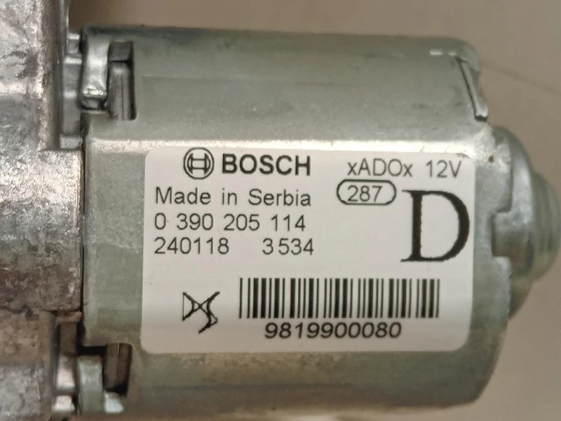 Motorino Tergilunotto 9819900080 Peugeot 2008 II 2020