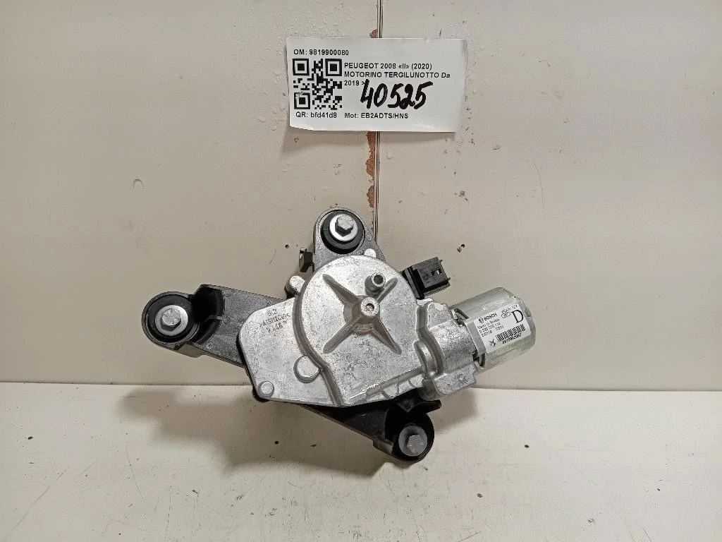 Motorino Tergilunotto 9819900080 Peugeot 2008 II 2020