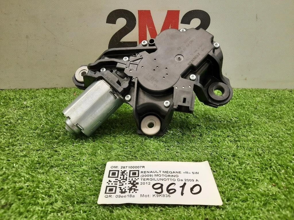 Motorino Tergilunotto 287100007R Renault Mégane III SW 2009