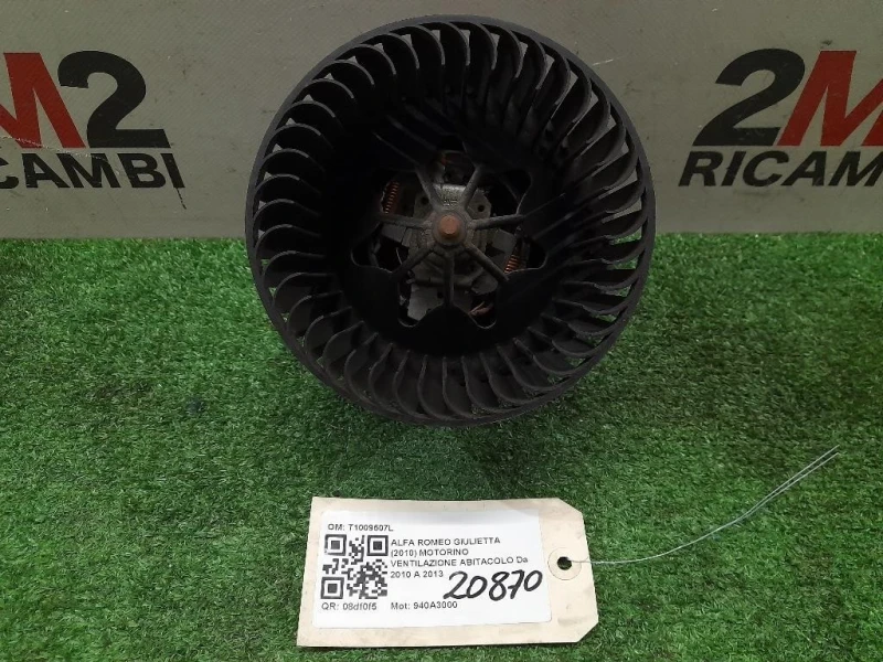 Motorino Ventilazione Abitacolo VENTILAZIONE ABITACOLO T1009507L Alfa Romeo Giulietta 2010