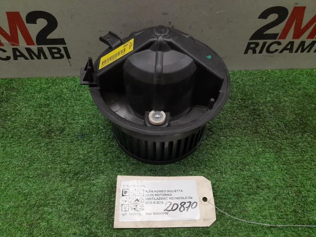 Motorino Ventilazione Abitacolo VENTILAZIONE ABITACOLO T1009507L Alfa Romeo Giulietta 2010