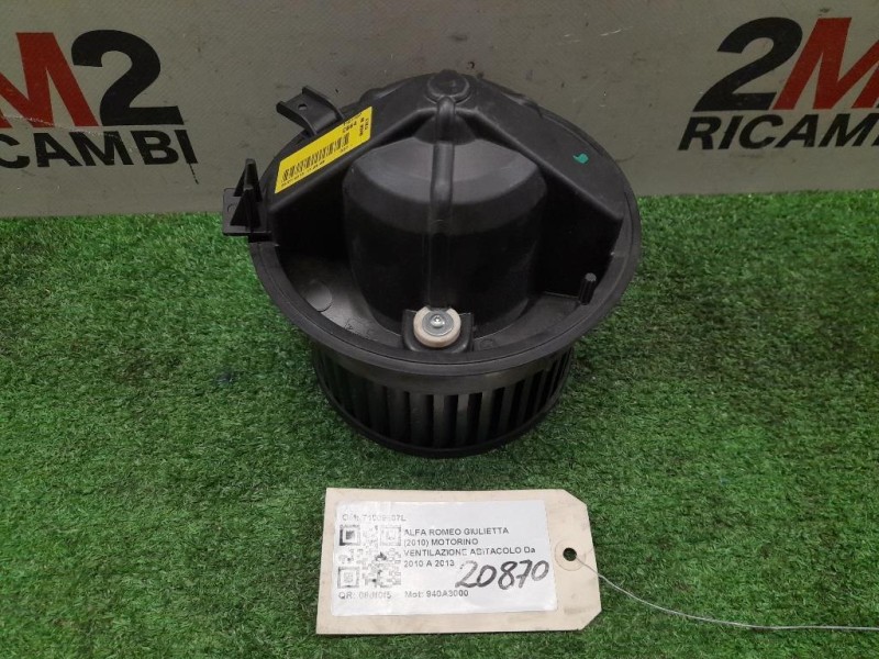 Motorino Ventilazione Abitacolo VENTILAZIONE ABITACOLO T1009507L Alfa Romeo Giulietta 2010